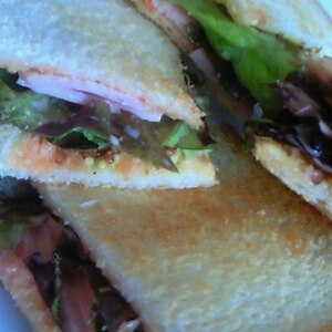 オーロラソースで食す☆最高サンドイッチ☆